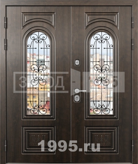 Двустворчатые подъездные двери Двустворчатые подъездные двери