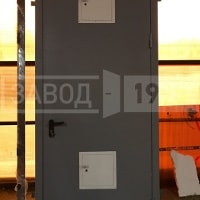 Противопожарная дверь со стыковочным узлом Противопожарная дверь со стыковочным узлом