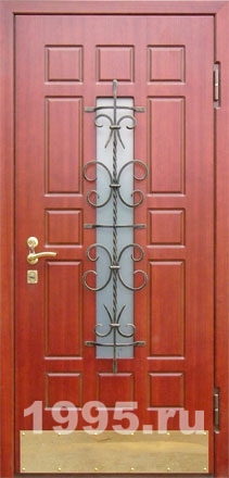 Входные двери МДФ с ковкой Входные двери МДФ с ковкой