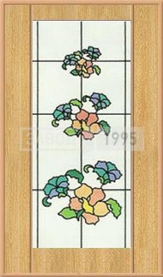 Витраж Жёлтые цветы Витраж Жёлтые цветы