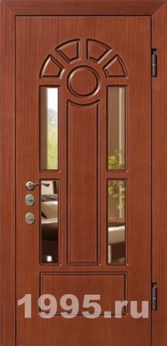 Дверь с зеркалом и МДФ Дверь с зеркалом и МДФ