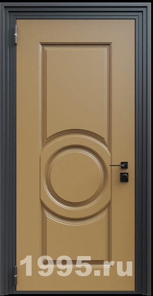 Стальная дверь с металлофиленкой и порошковым напылением RAL 1036 (тип №1) Стальная дверь с металлофиленкой и порошковым напылением RAL 1036 (тип №1)