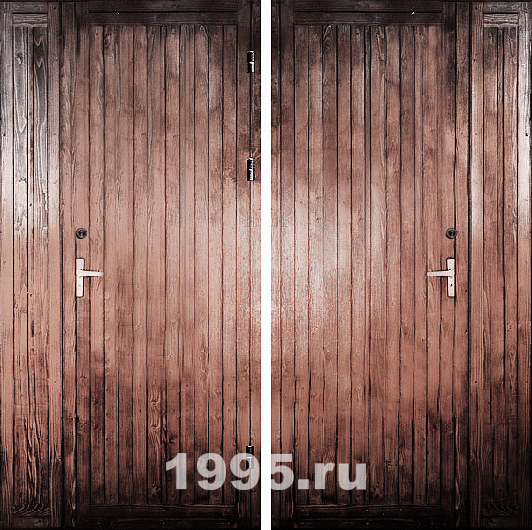 Дверь с евровагонкой № 5