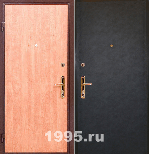 Металлические двери эконом класса