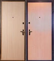 Металлические двери ламинат с двух сторон
