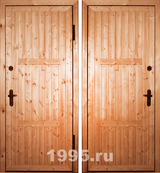 Металлическая дверь с евровагонкой № 6 Металлическая дверь с евровагонкой № 6