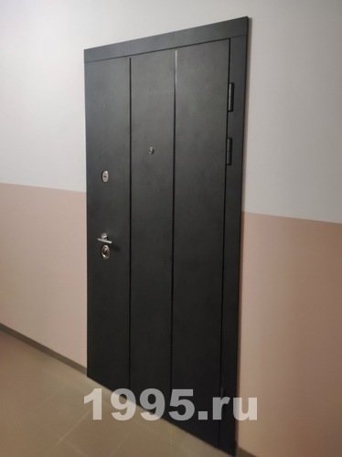 Дверь с вертикальными полосами Дверь с вертикальными полосами