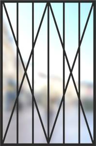 Сварная решетка на окно № 11 Сварная решетка на окно № 11