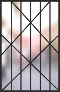 Сварная решетка на окно № 14 Сварная решетка на окно № 14