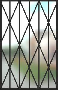 Сварная решетка на окно № 16 Сварная решетка на окно № 16