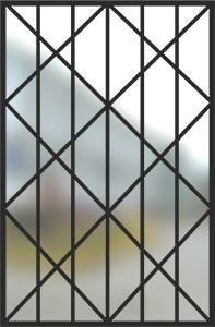 Сварная решетка на окно № 17 Сварная решетка на окно № 17