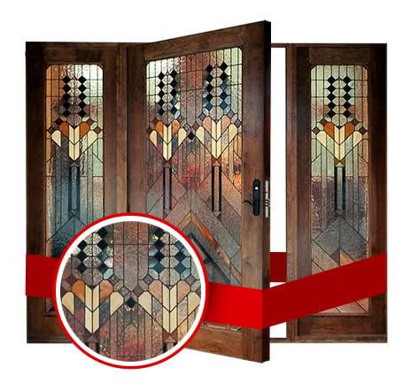 Дверные витражи для частного дома Дверные витражи для частного дома