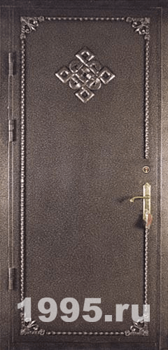 Металлические двери порошок с элементами ковки Металлические двери порошок с элементами ковки