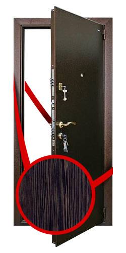 Входные двери с отделкой ламинатом Входные двери ламинат