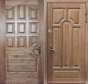 Дорогая входная дверь из массива № 25