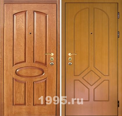 Двери стальные с отделкой массивом Двери стальные с отделкой массивом
