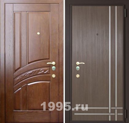 Входная дверь с массивом и МДФ Входная дверь с массивом и МДФ