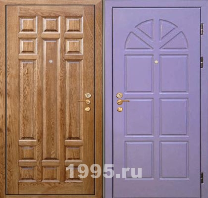 Двери металлические с отделкой массивом № 8 Двери металлические с отделкой массивом № 8