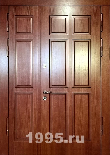 Полуторапольная дверь с МДФ Полуторапольная дверь с МДФ