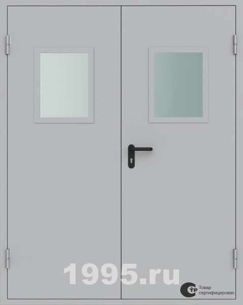 Дверь металлическая противопожарная ei 60 двупольная Дверь металлическая противопожарная ei 60 двупольная