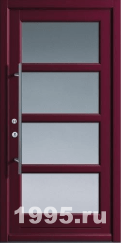 Металлические двери со стеклом № 5 Металлические двери со стеклом № 5