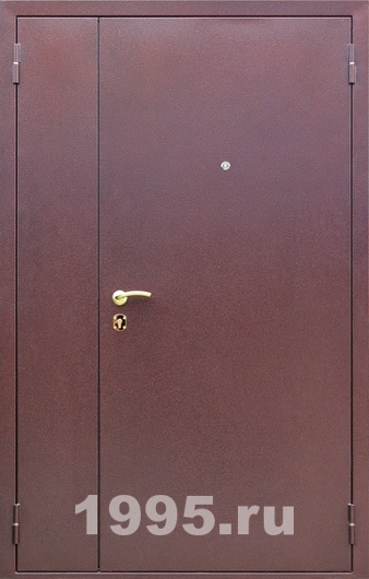 Металлическая тамбурная дверь с порошковым напылением снаружи и ламинатом внутри Металлическая тамбурная дверь с порошковым напылением снаружи и ламинатом внутри