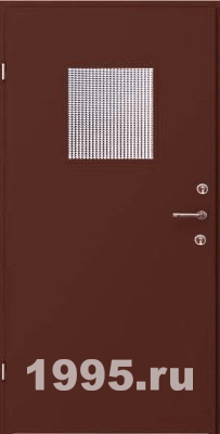 Красные технические двери Красные технические двери