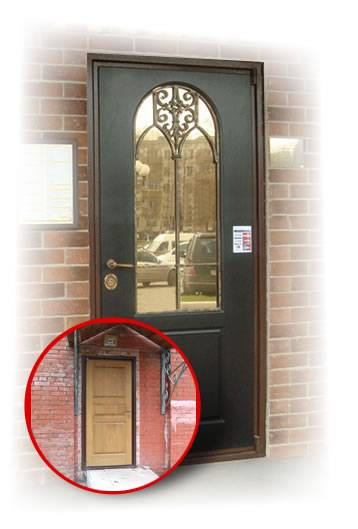 Двери для улицы Металлические уличные двери