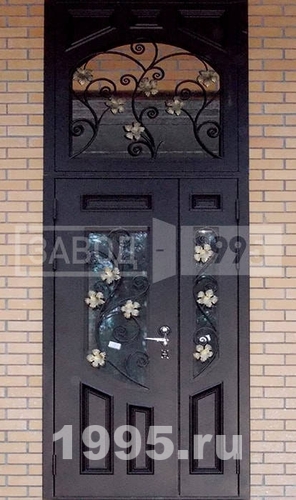 Входная дверь с художественной ковкой Входная дверь с художественной ковкой