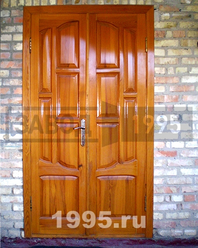 Двустворчатая с филенкой Двустворчатая с филенкой